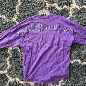 Walt Disney World Purple Potion Glitter Spirit Jersey Small Oversized